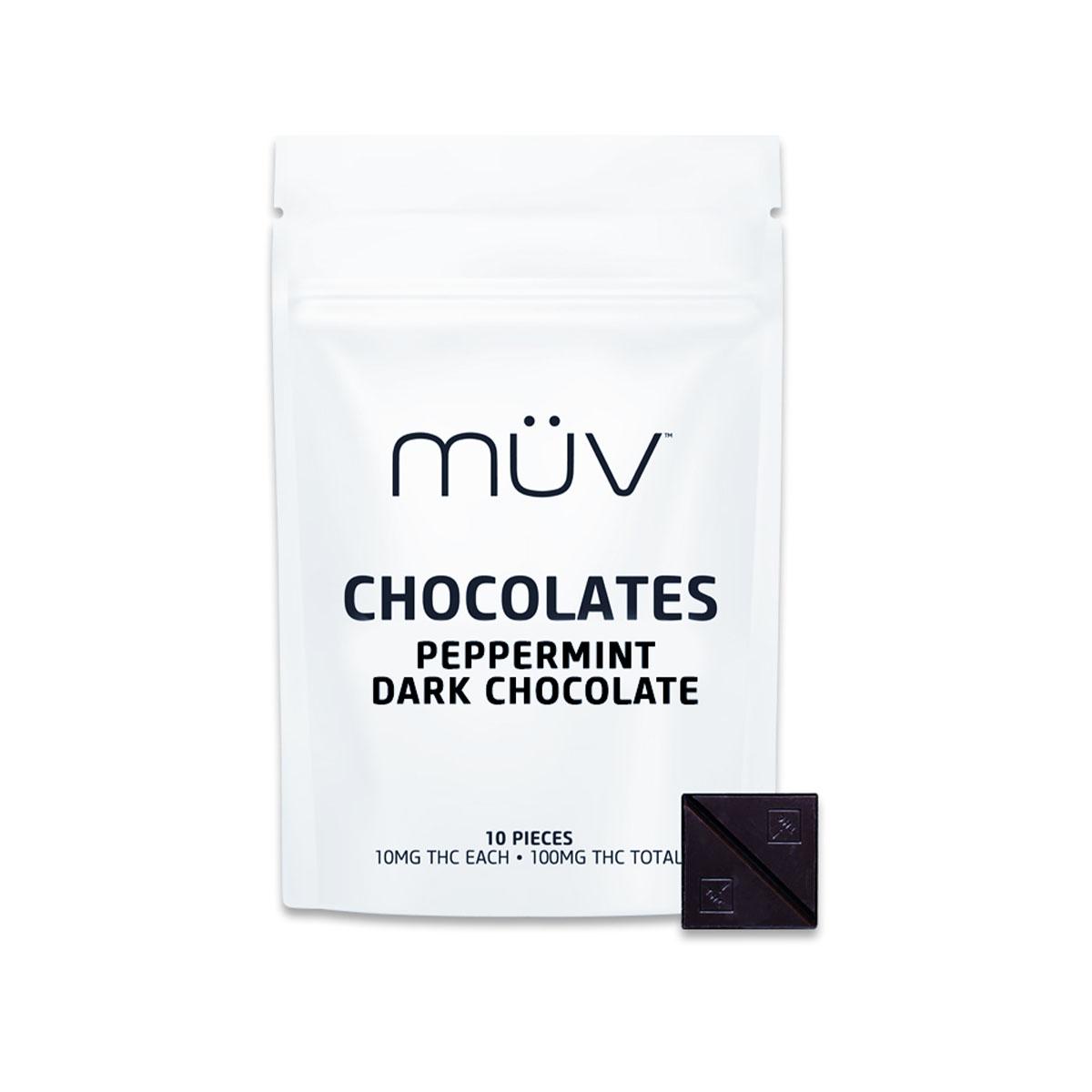 Peppermint Dark Chocolate Cannabis Edibles